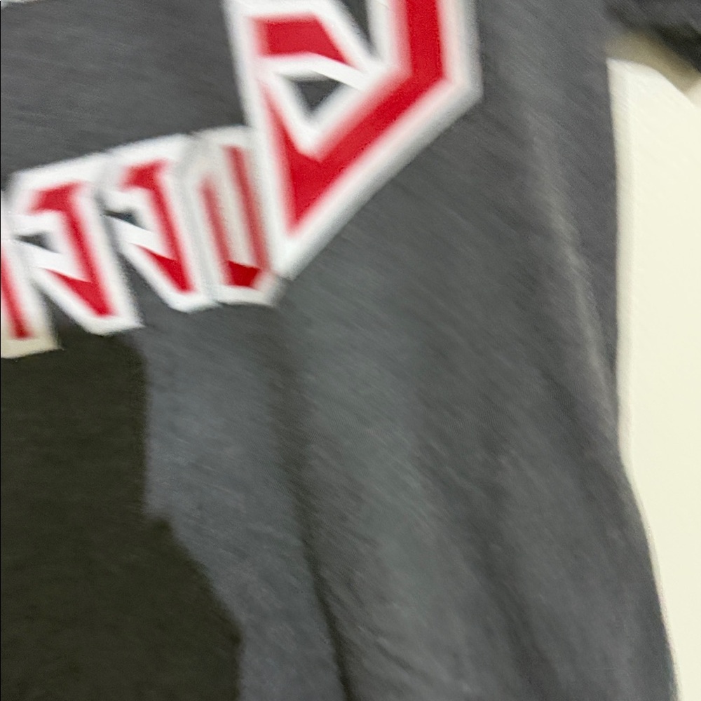 Gucci Dark Gray Tee with Red Graphic - Picture 4 of 5
